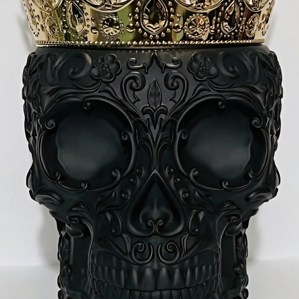 Bath & Body Works Skull Decor with Gold Crown